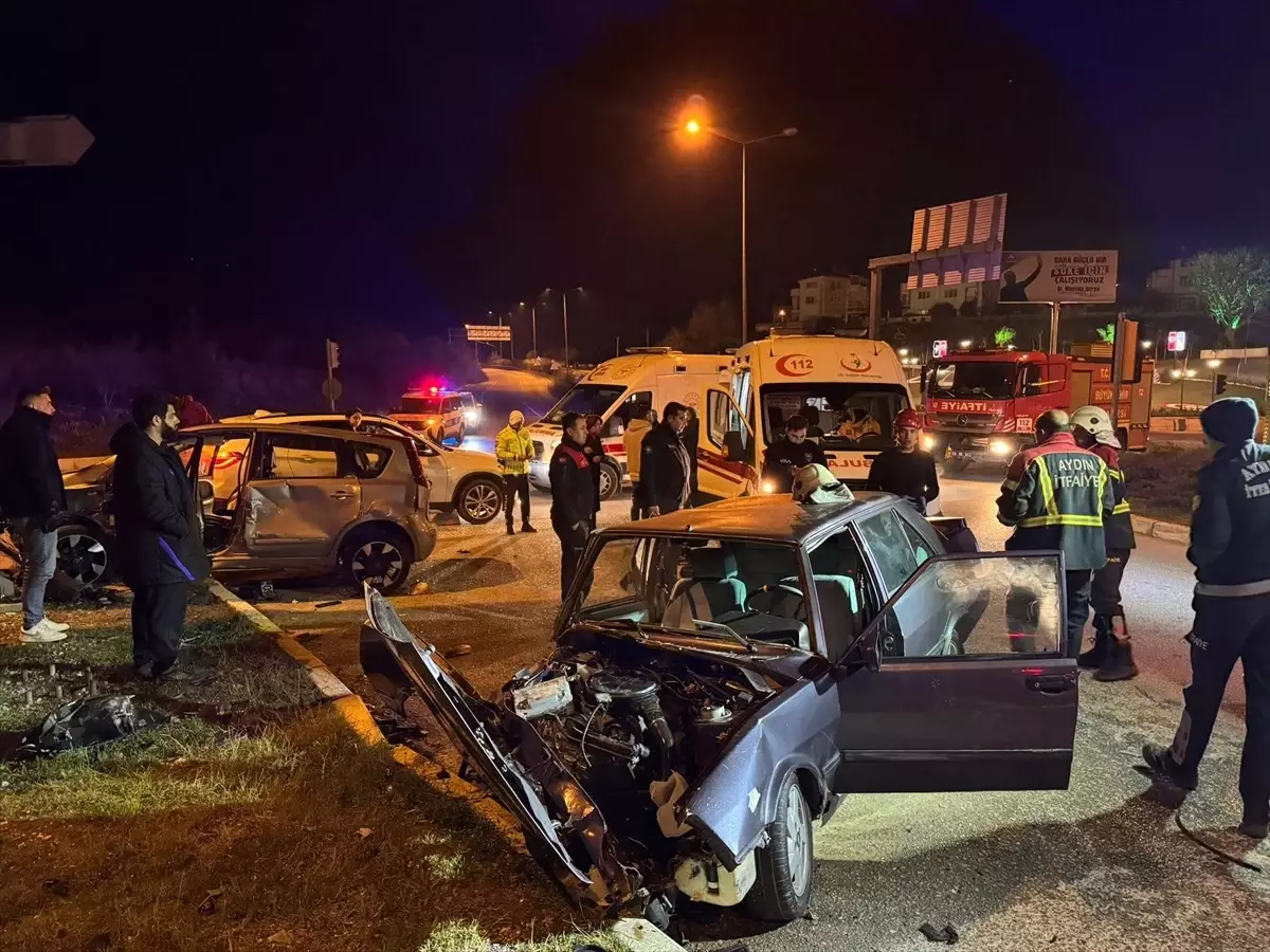Söke’de Trafik Kazası: 5 Kişi Yaralandı