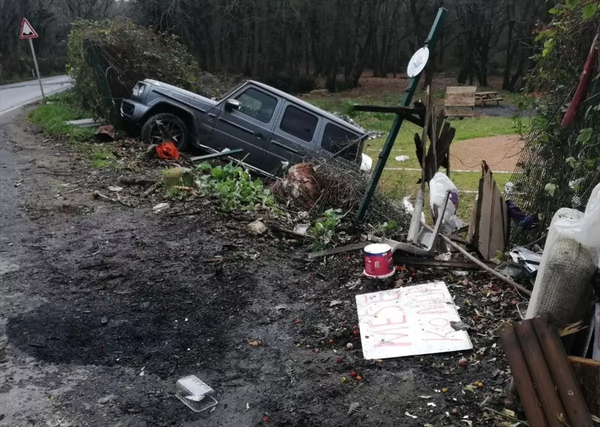 Sarıyer’de Yöresel Ürünler Satan Kadına Otomobil Çarptı