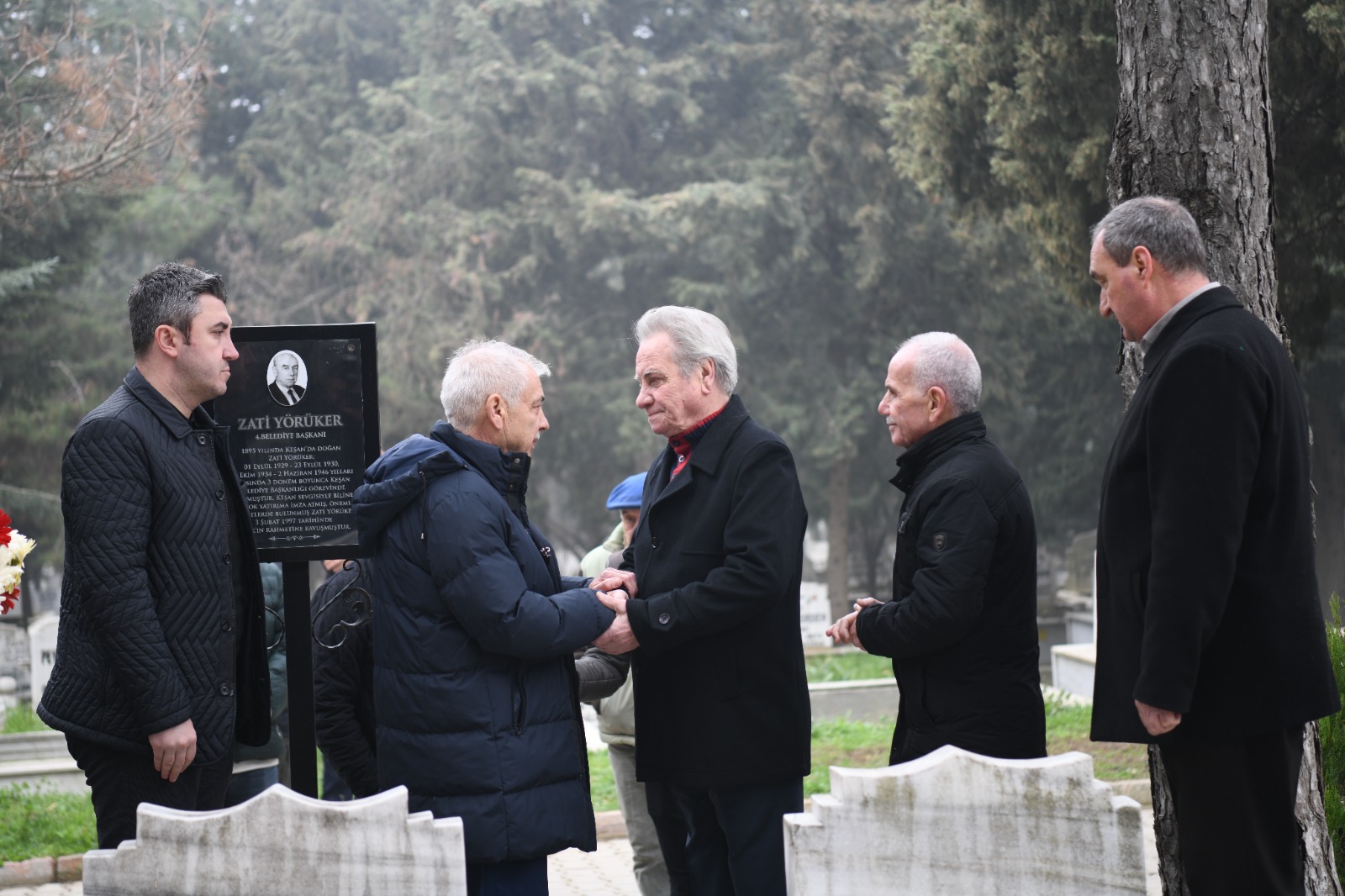 Keşan Belediyesi’nin eski belediye başkanlarından Hüseyin Zati Yörüker, anıldı