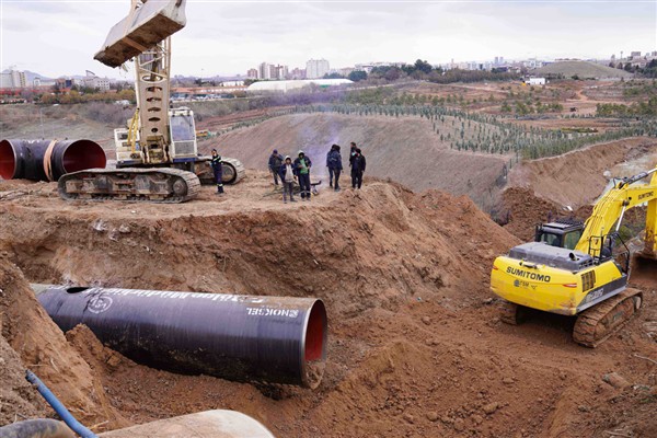 ASKİ ile DSİ, Çankaya’daki içme suyu isale hattını yeniledi