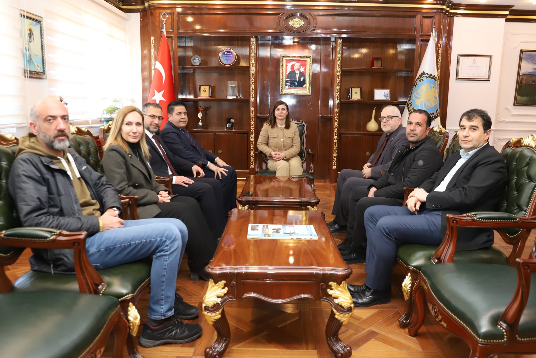 Eş Başkan Bucak, Saadet Partisi Grup Başkanvekili Kaya’yı ağırladı