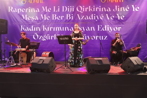 Ergani’de 8 Mart için konser düzenlendi