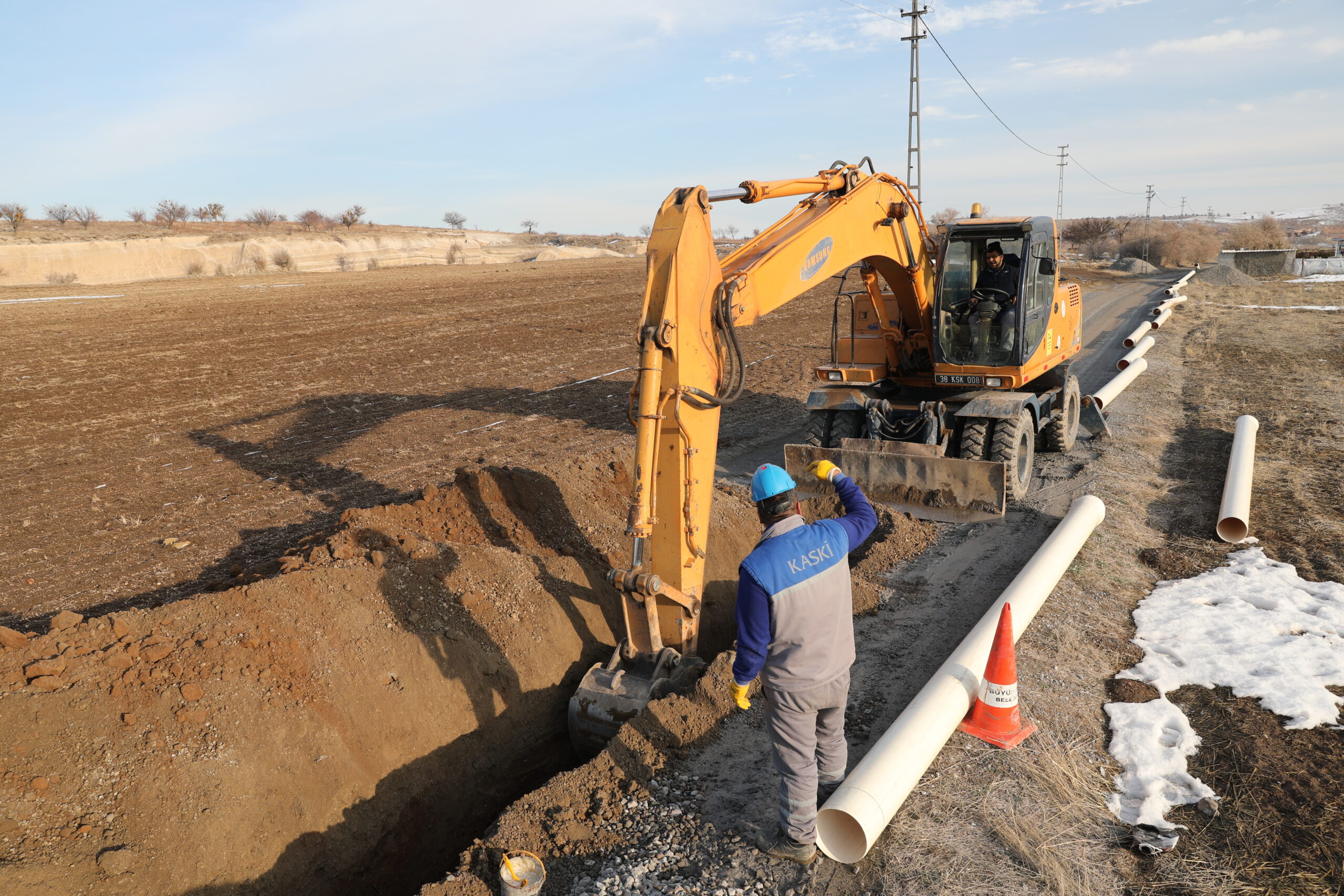 Kayseri genelinde 2024 yılında 515 bin 647 metre uzunluğunda içme suyu yatırımı yapıldı