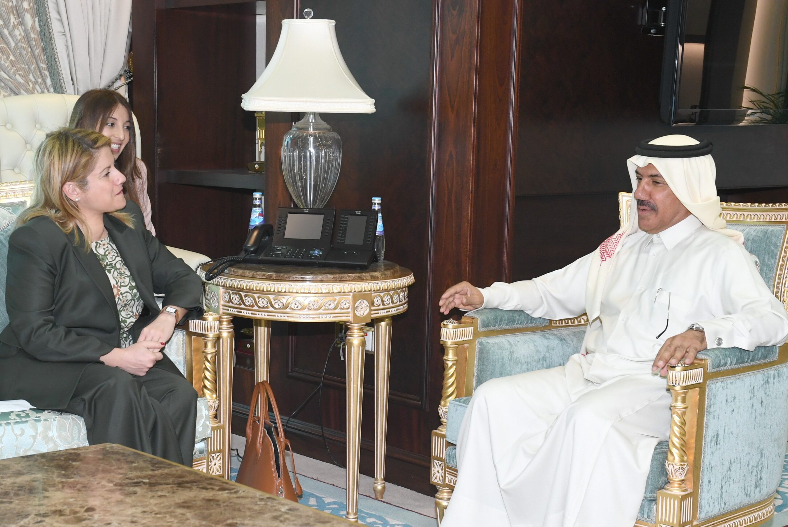 Al Hammadi, İtalya Uluslararası İşbirliği Bakanlığı Müsteşarı Tripodi ile görüştü