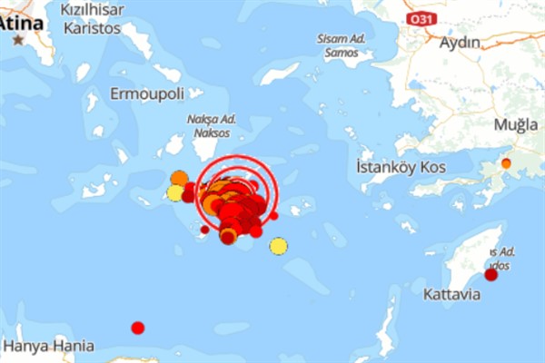 Ege Denizi’nde 4.0 büyüklüğünde deprem
