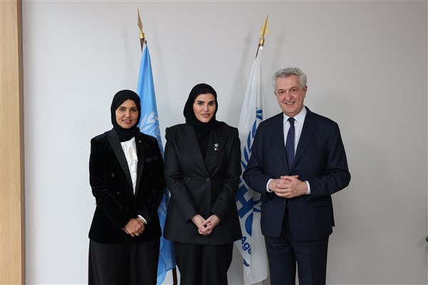 Al Misnad, BM Mülteciler Yüksek Komiseri Grandi ile görüştü