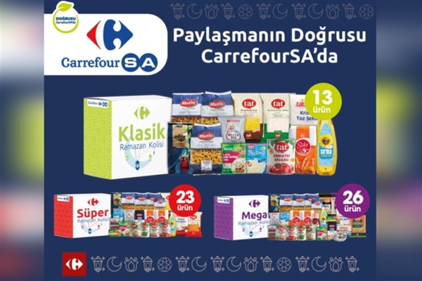 CarrefourSA’dan her ihtiyaca uygun ramazan kolisi