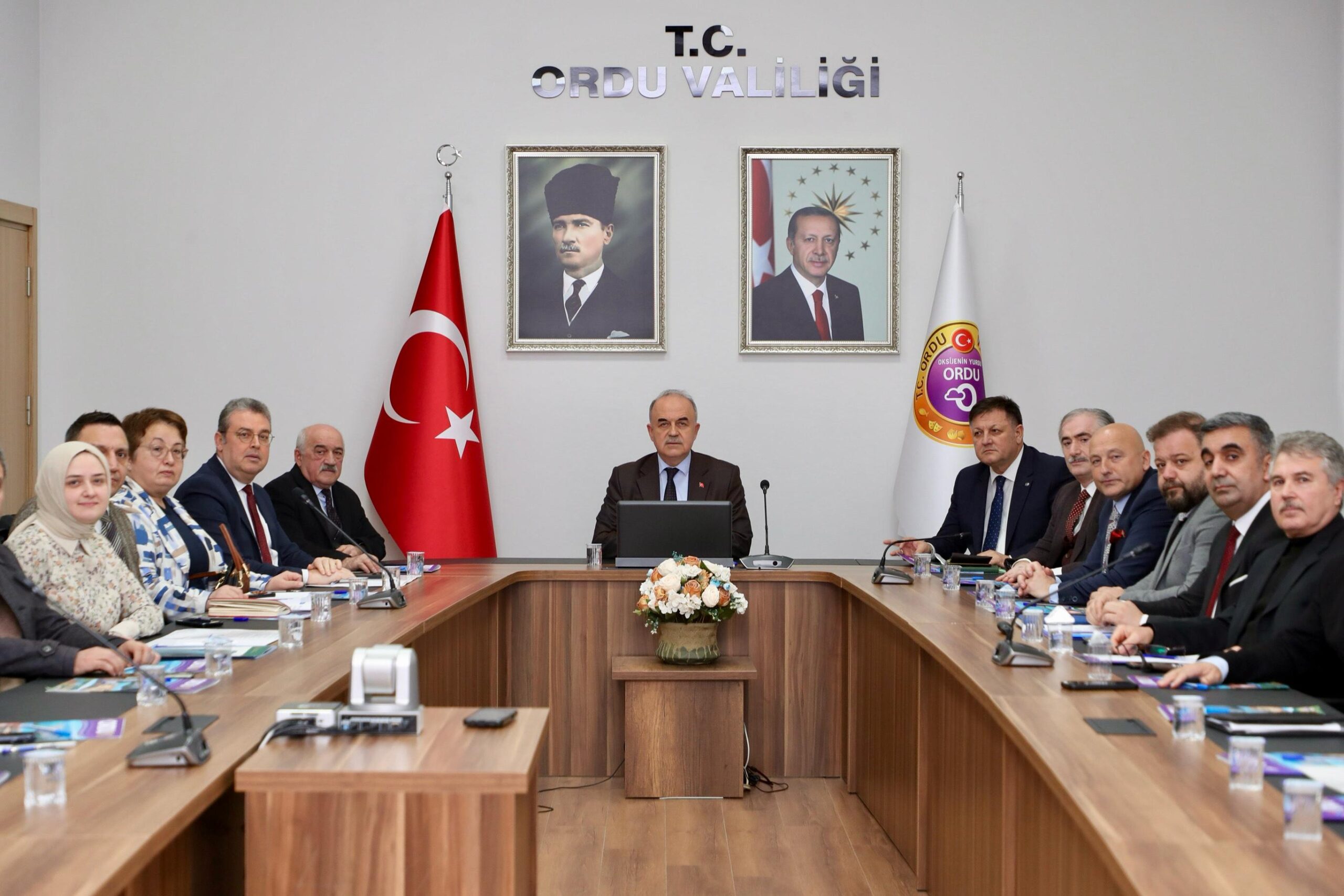 Vali Erol başkanlığında, Ordu Turizm Çalıştayı Projesi’nin hazırlık toplantısı düzenlendi