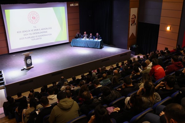 Rize’de “2024 Değerlendirme, 2025 Yılı Planlama ve Koordinasyon Toplantısı” yapıldı