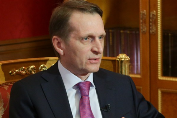 Naryshkin, Ukrayna’nın bölünme olasılığına ilişkin tarihsel bir analiz çağrısında bulundu