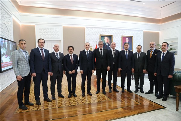 Karaman heyetinden Bakan Memişoğlu’na ziyaret