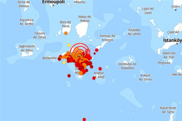 Ege Denizi’nde 4.4 büyüklüğünde deprem