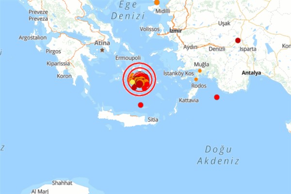 Ege Denizi’nde deprem