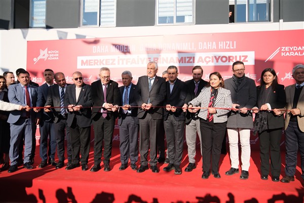 Adana’da Merkez İtfaiye Binası’nın açılışı gerçekleştirildi