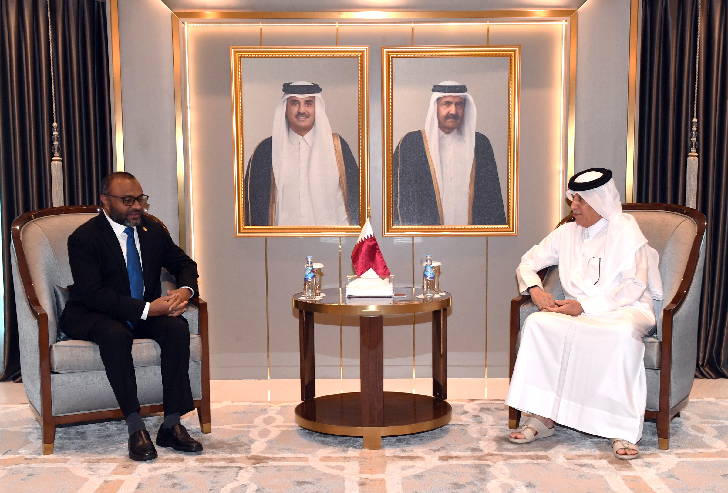 Al Sani, Maldivler Cumhurbaşkanı Muizzu’dan yazılı mesaj aldı