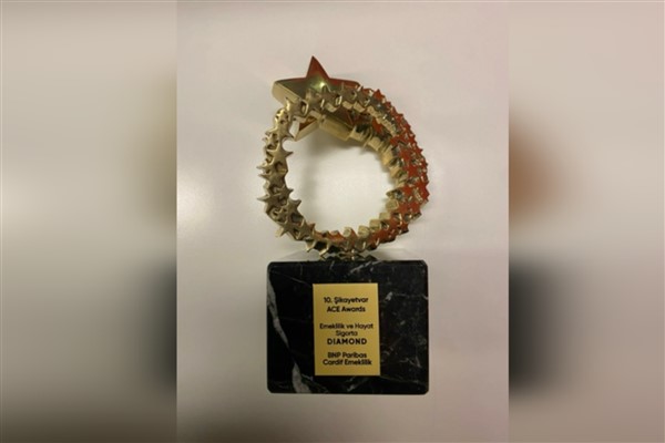BNP Paribas Cardif, bu yıl da A.C.E Awards 1.’lik ödülünün sahibi oldu