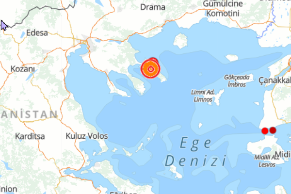 Yunanistan’da deprem