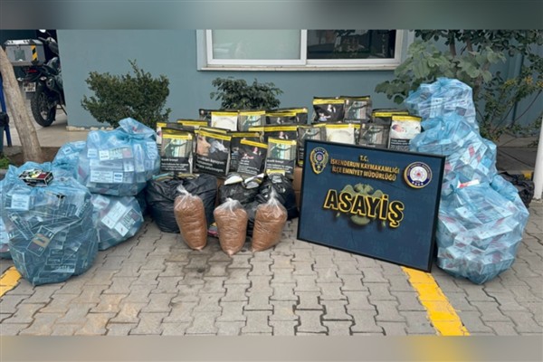 Hatay’da kaçak sigara ve tütün operasyonu