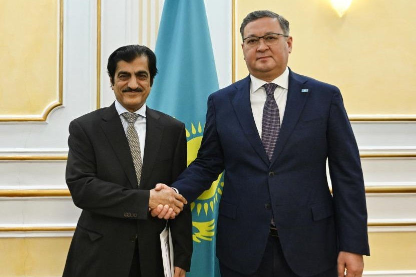 Nurtleu, Katar’ın Kazakistan Büyükelçisi Al Jaber ile buluştu
