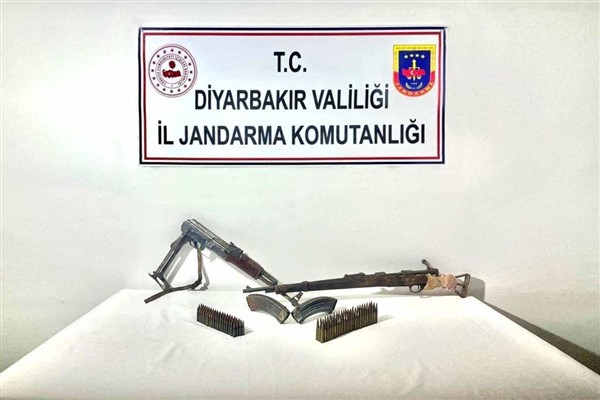 Diyarbakır’da silah ve mühimmat operasyonunda 2 kişi tutuklandı