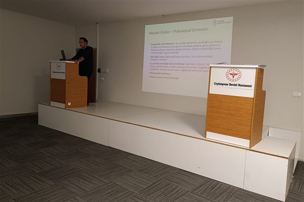 Şanlıurfa’da “Meslek Hastalıkları Farkındalığının Arttırılması Eğitimi” eğitimi