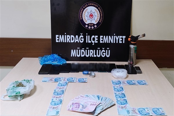 Emirdağ’da uyuşturucu operasyonu: 2 tutuklama