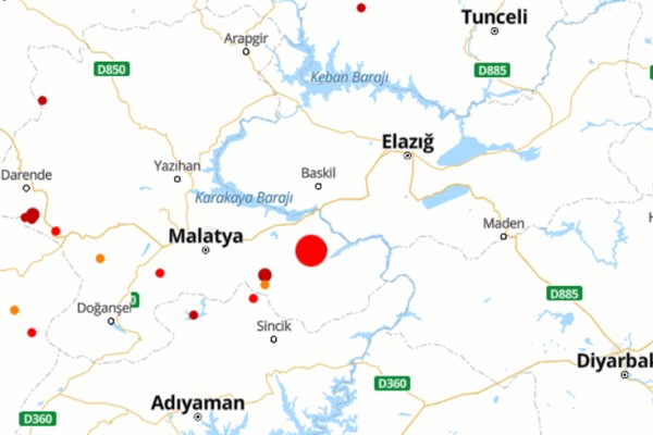 Malatya’da deprem