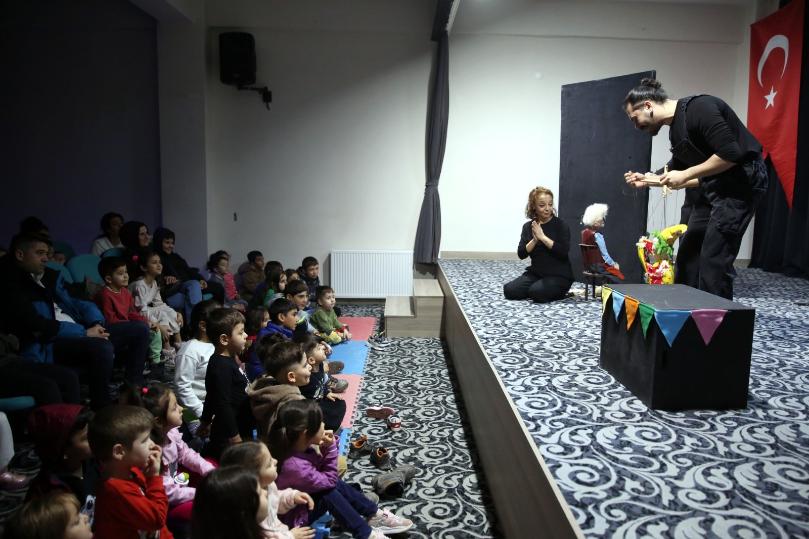 Pinokyo kukla oyunu bu kez Çifteler’de sahnelendi