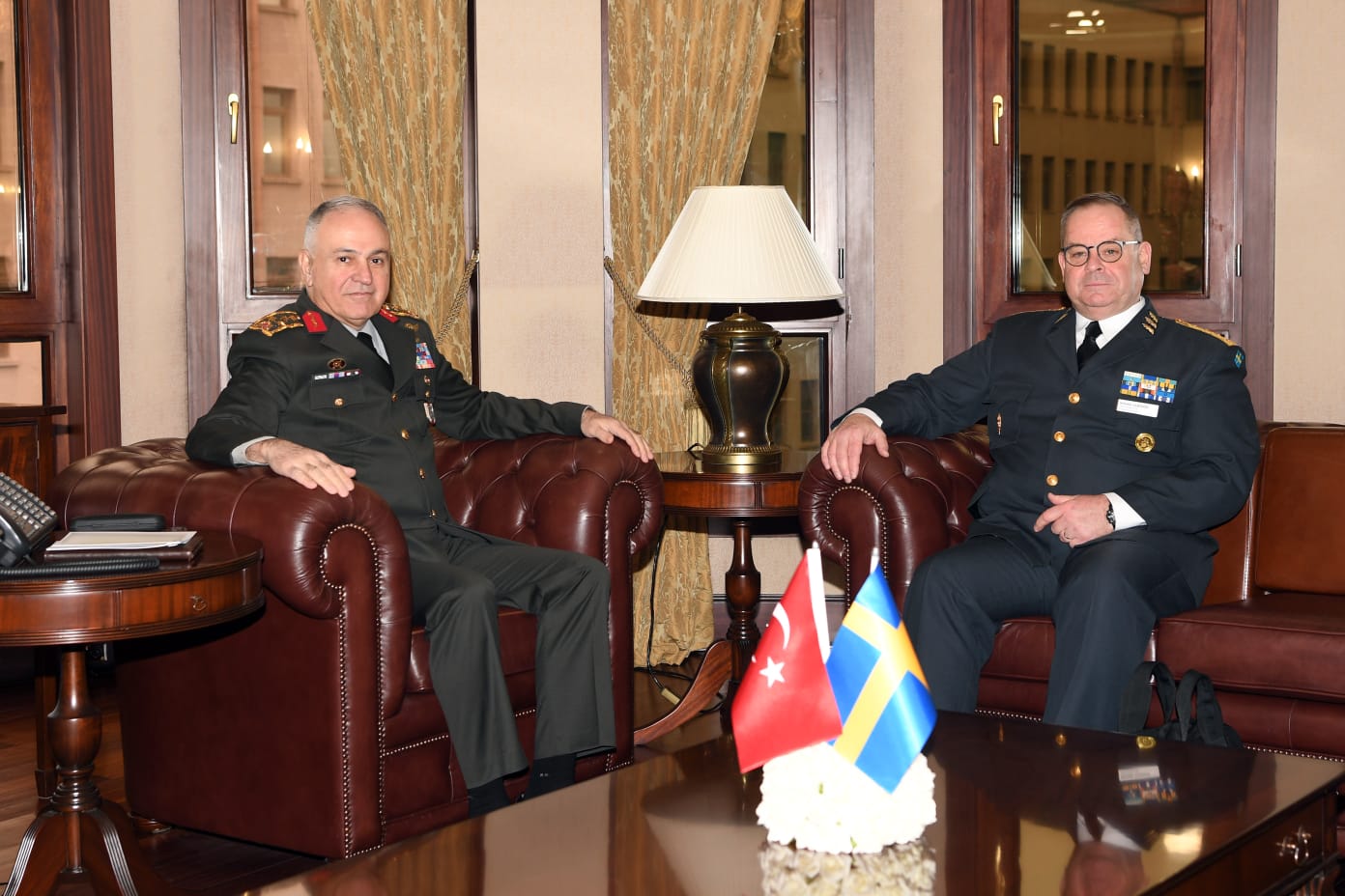 Orgeneral Gürak, İsveç Krallığı Genelkurmay Başkanı Orgeneral Claesson’u ağırladı