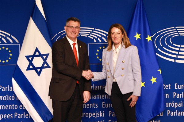 İsrail Dışişleri Bakanı Saar, Avrupa Parlamentosu Başkanı Metsola ile görüştü