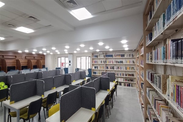 Kayseri’de Merkez Halk Kütüphanesi’nde yenileme çalışmaları sürüyor