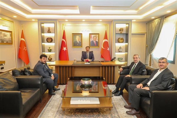 Merkez Valisi Yazıcı’dan Hatay Valisi Masatlı’ya ziyaret