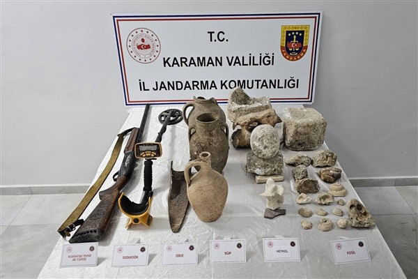 Karaman’da tarihi eser kaçakçılığına operasyon