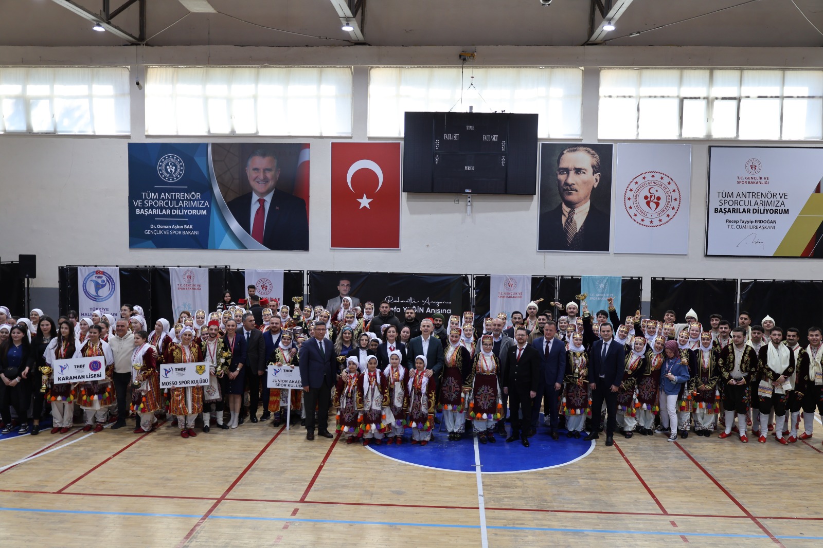 Okul Sporları ve Kulüpler Arası Halk Oyunları İl Birinciliği Yarışmaları sona erdi