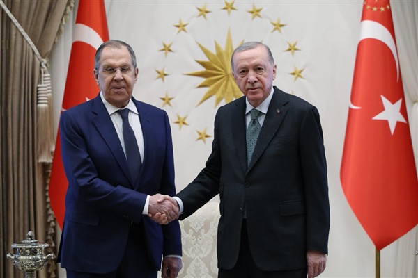 Cumhurbaşkanı Erdoğan, Rusya Dışişleri Bakanı Lavrov’u kabul etti