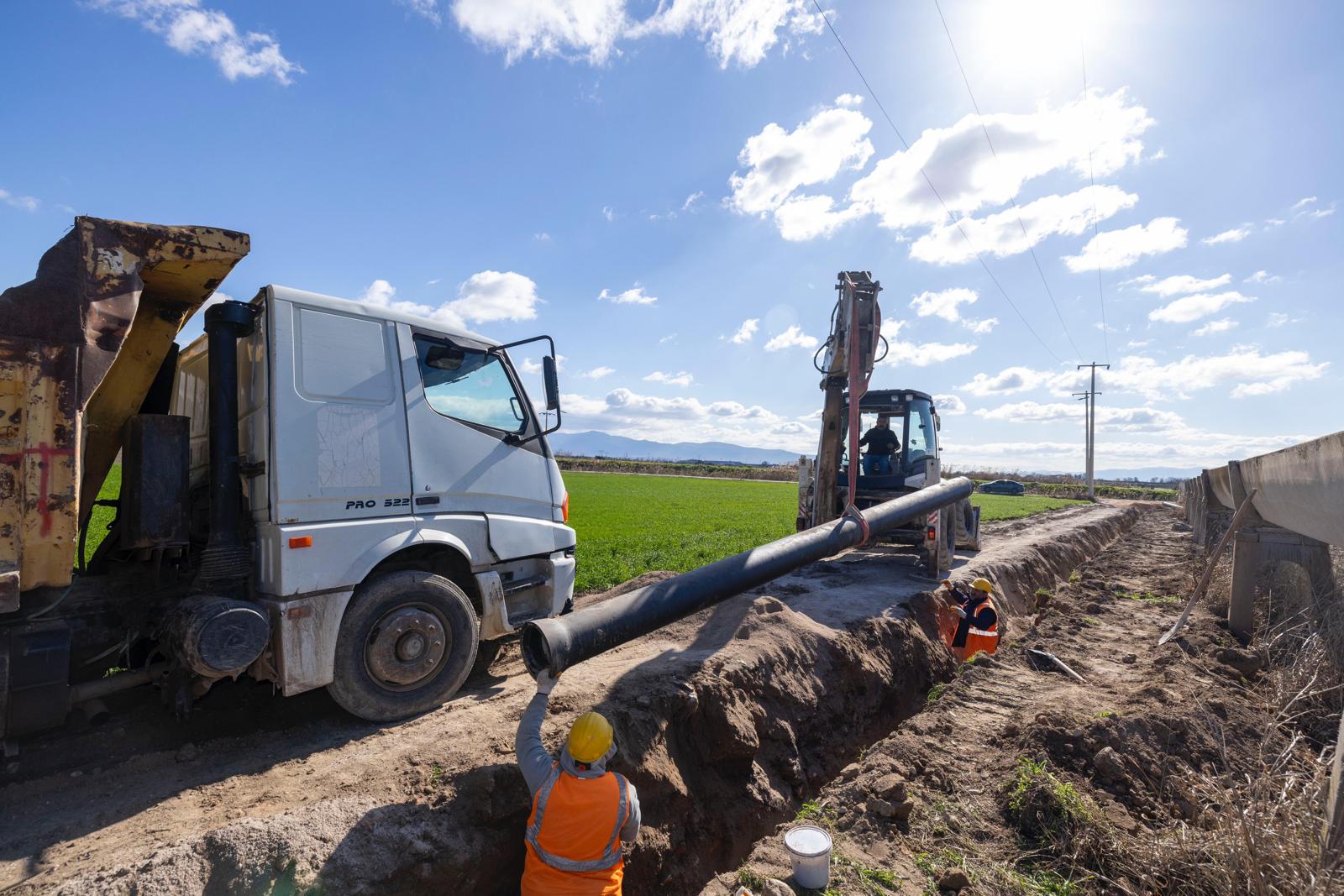 İZSU, Menemen’deki yeni içme suyu hattı çalışmalarını mart ayında tamamlayacak