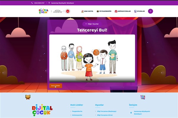 Gaziantep Büyükşehir Belediyesi’nden dijital çocuk platformu