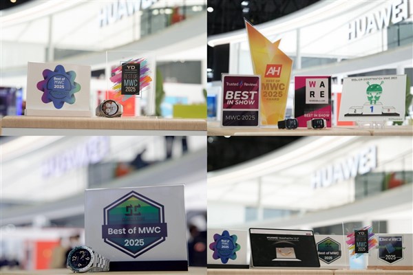 MWC 2025: Huawei 33 medya ödülü kazandı