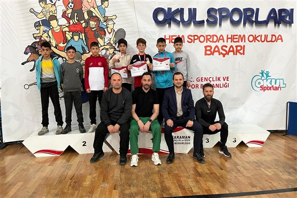 Karaman’da Okul Sporları Küçükler Güreş Grup müsabakaları sona erdi