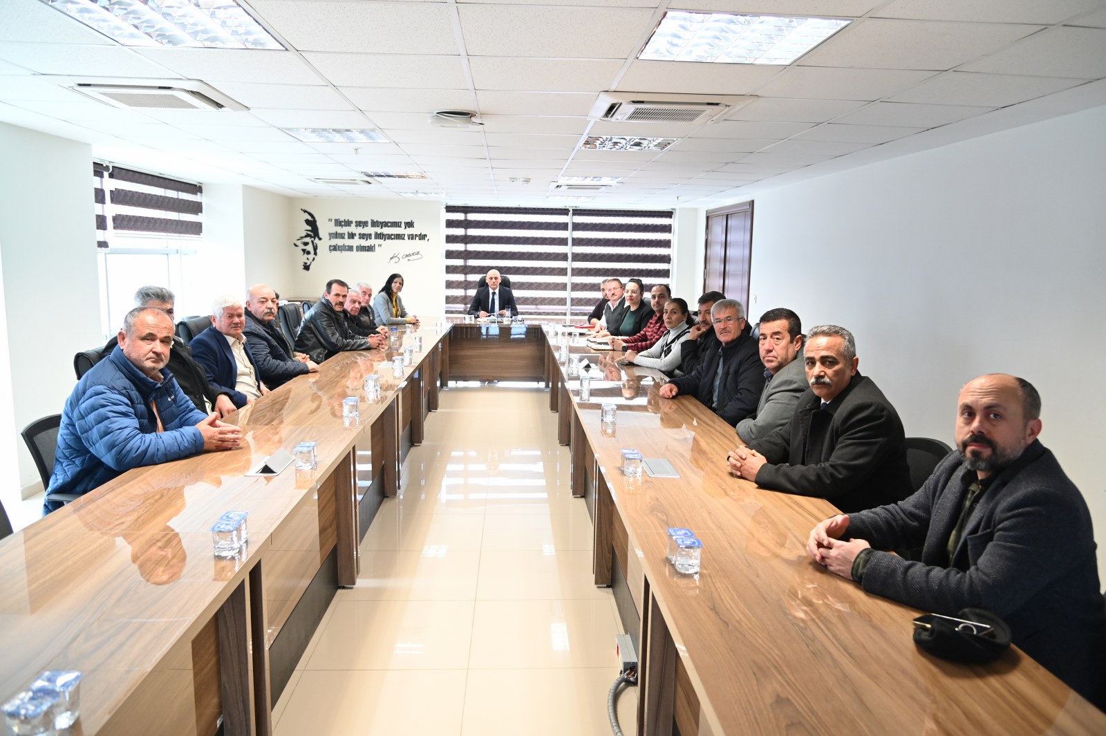 MASKİ, Yunusemreli muhtarların taleplerini dinledi