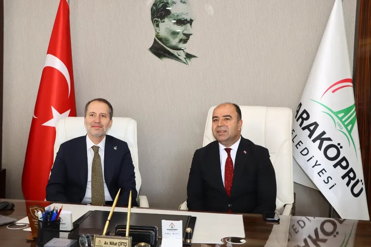 Erbakan’dan Karaköprü Belediye Başkanı Çiftçi’ye ziyaret