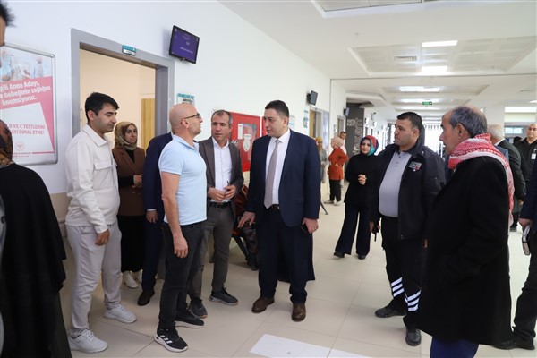 Şanlıurfa İl Sağlık Müdürü Solmaz’dan Suruç ve Birecik Devlet Hastaneleri’ne ziyaret