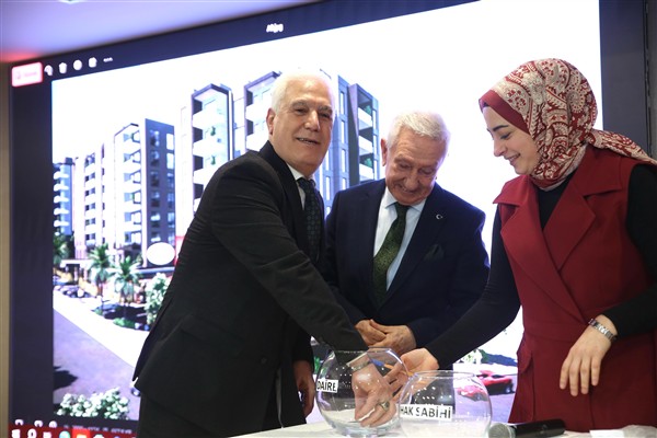 Yiğitler Kentsel Dönüşüm Projesi’nde kura çekimi yapıldı