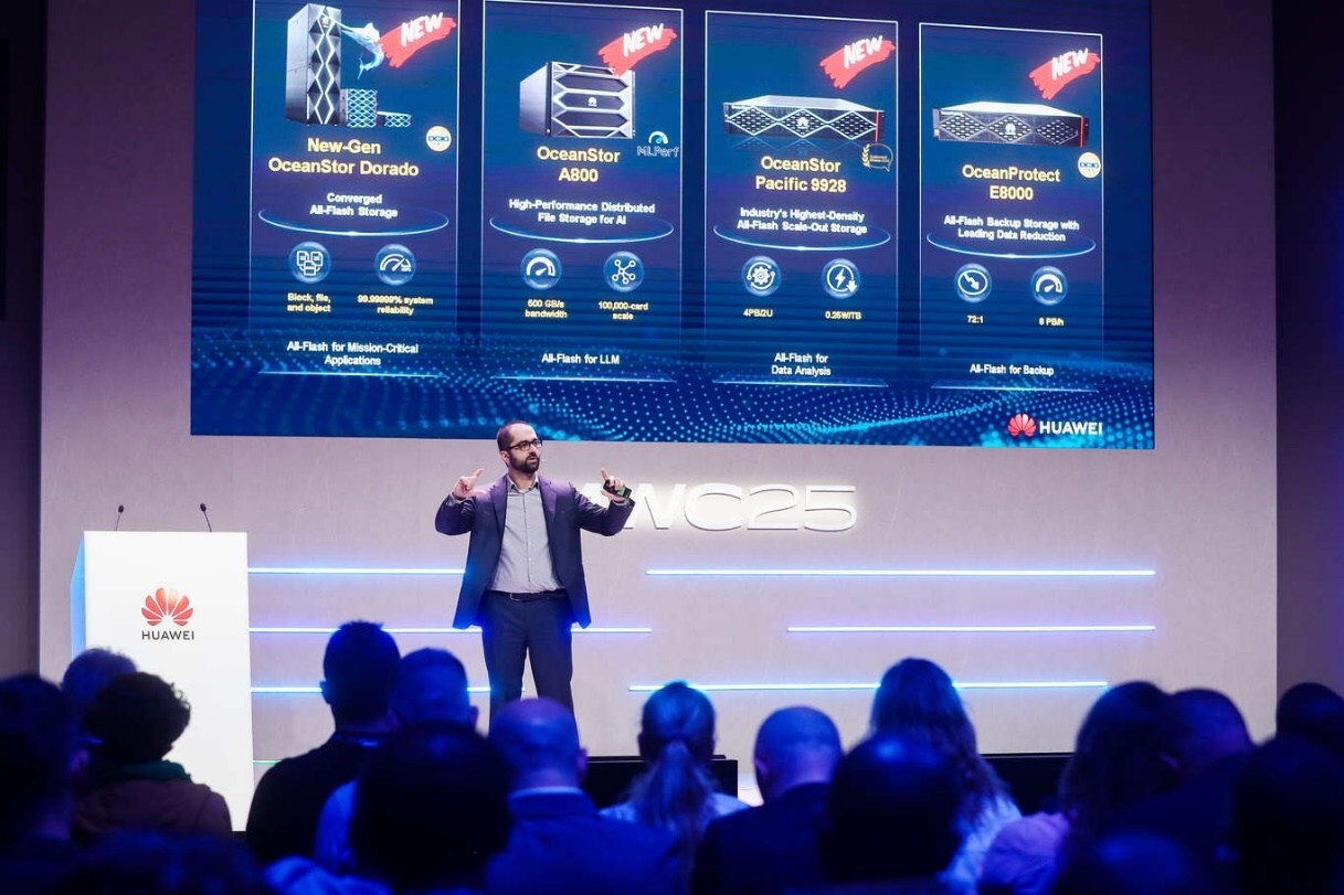 Huawei, All-Flash veri merkezi ürünleri ile senaryoya özel endüstri çözümleri sunuyor