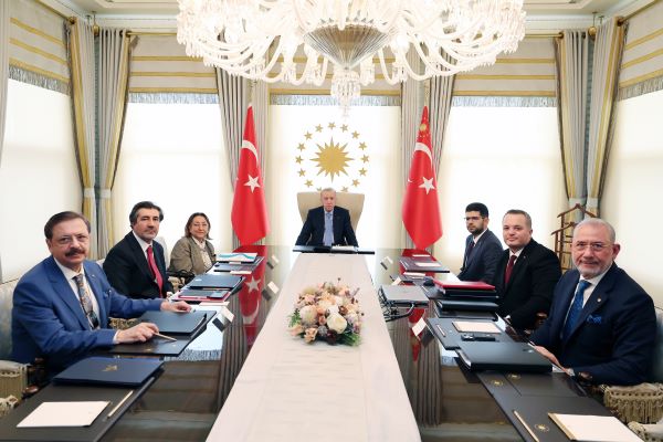 Türkiye Varlık Fonu AŞ Yönetim Kurulu, Cumhurbaşkanı Erdoğan başkanlığında toplandı