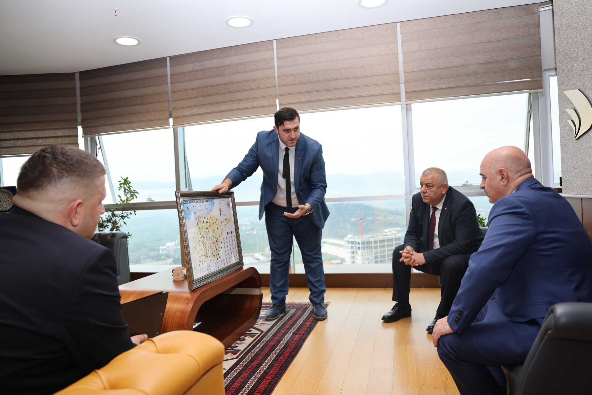 Düzce TSO’dan Düzce Üniversitesi Rektörü Prof. Dr. Sözbir’e ziyaret