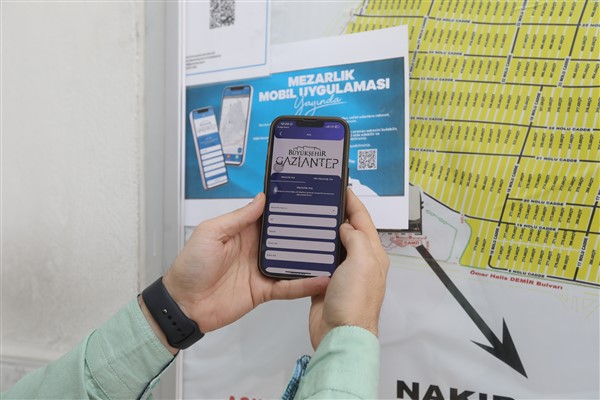 Gaziantep Büyükşehir’den mezar yerlerini bulma uygulaması