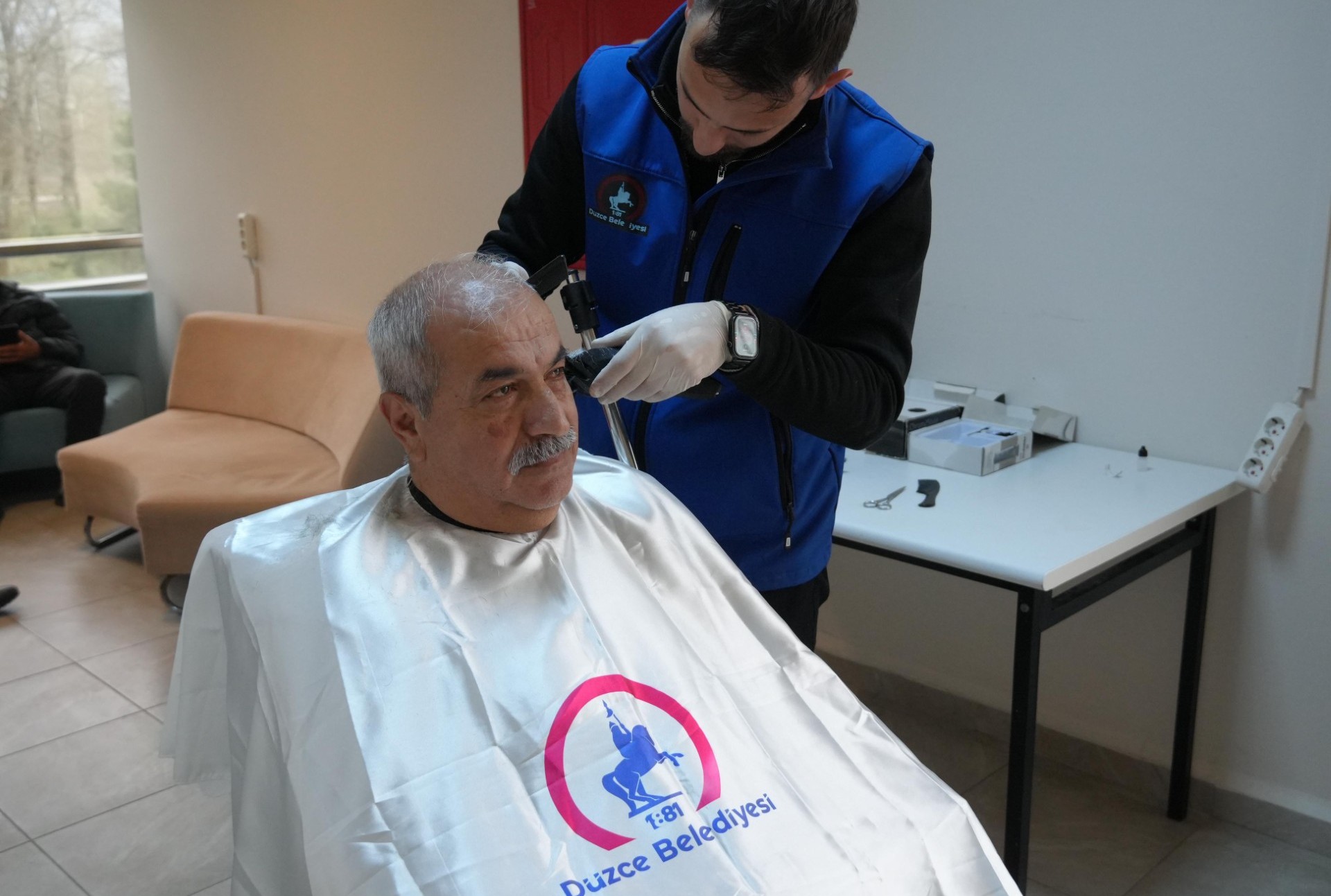 Düzce’de bayram tıraşı belediyeden