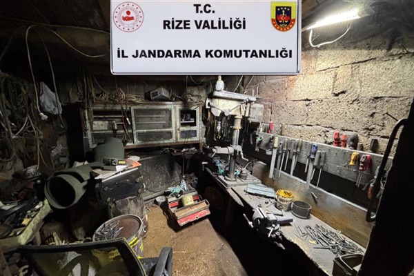 Rize’de kaçak silah operasyonu