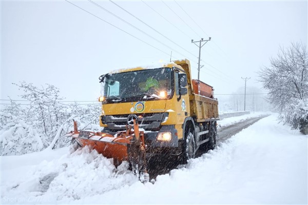 Ordu’da karla mücadele çalışmaları yeniden başladı